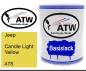 Preview: Jeep, Candle Light Yellow, 478: 1L Lackdose, von ATW Autoteile West.